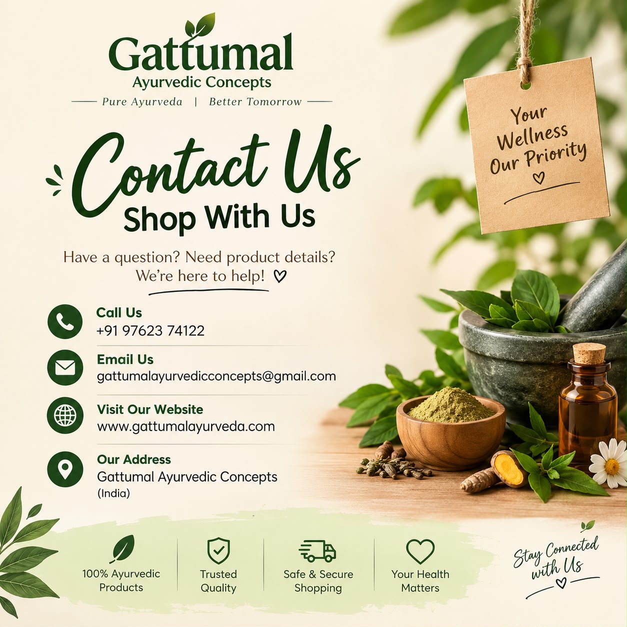 Contact /  Shop with us
