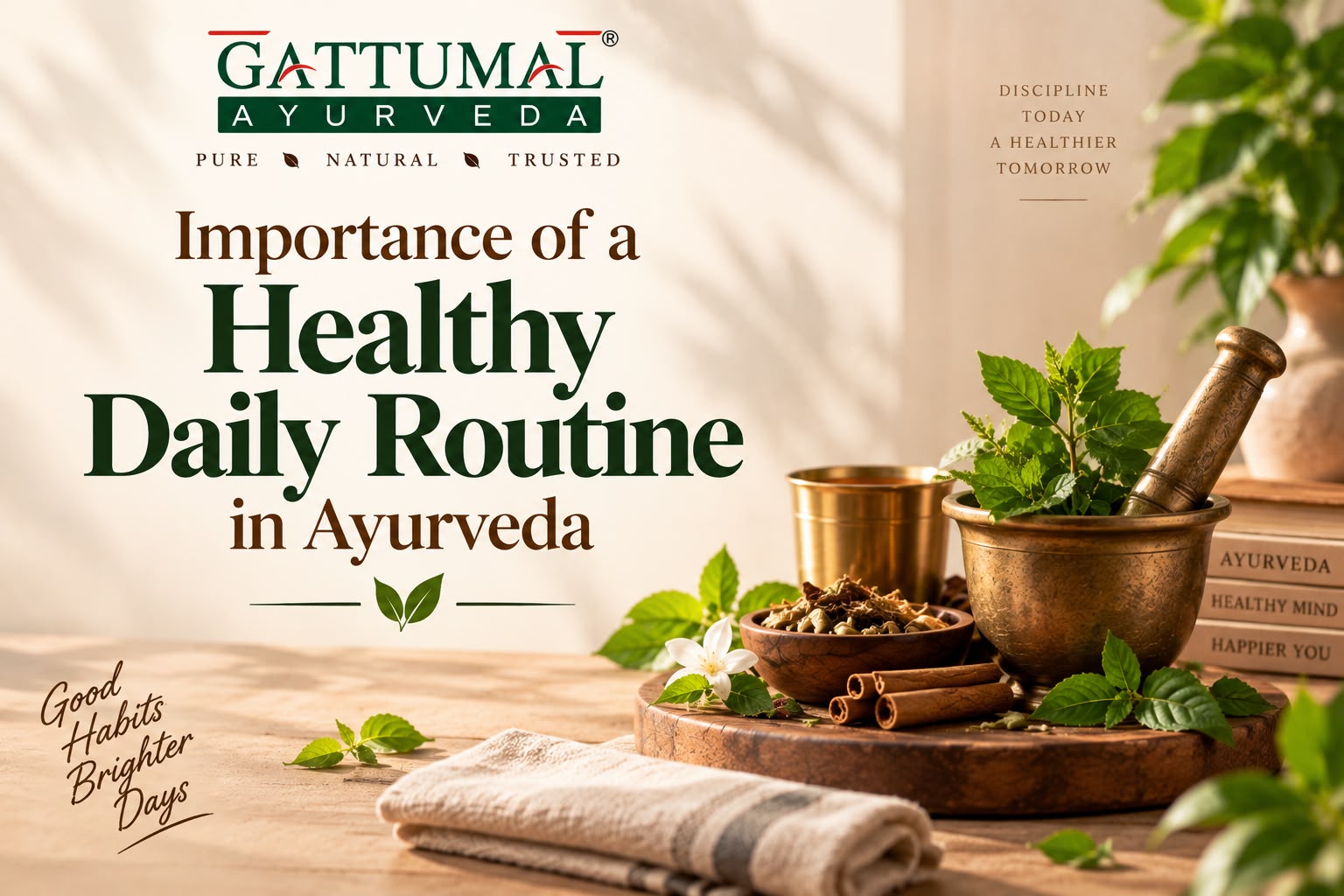 Importance of a Healthy Daily Routine in Ayurveda
