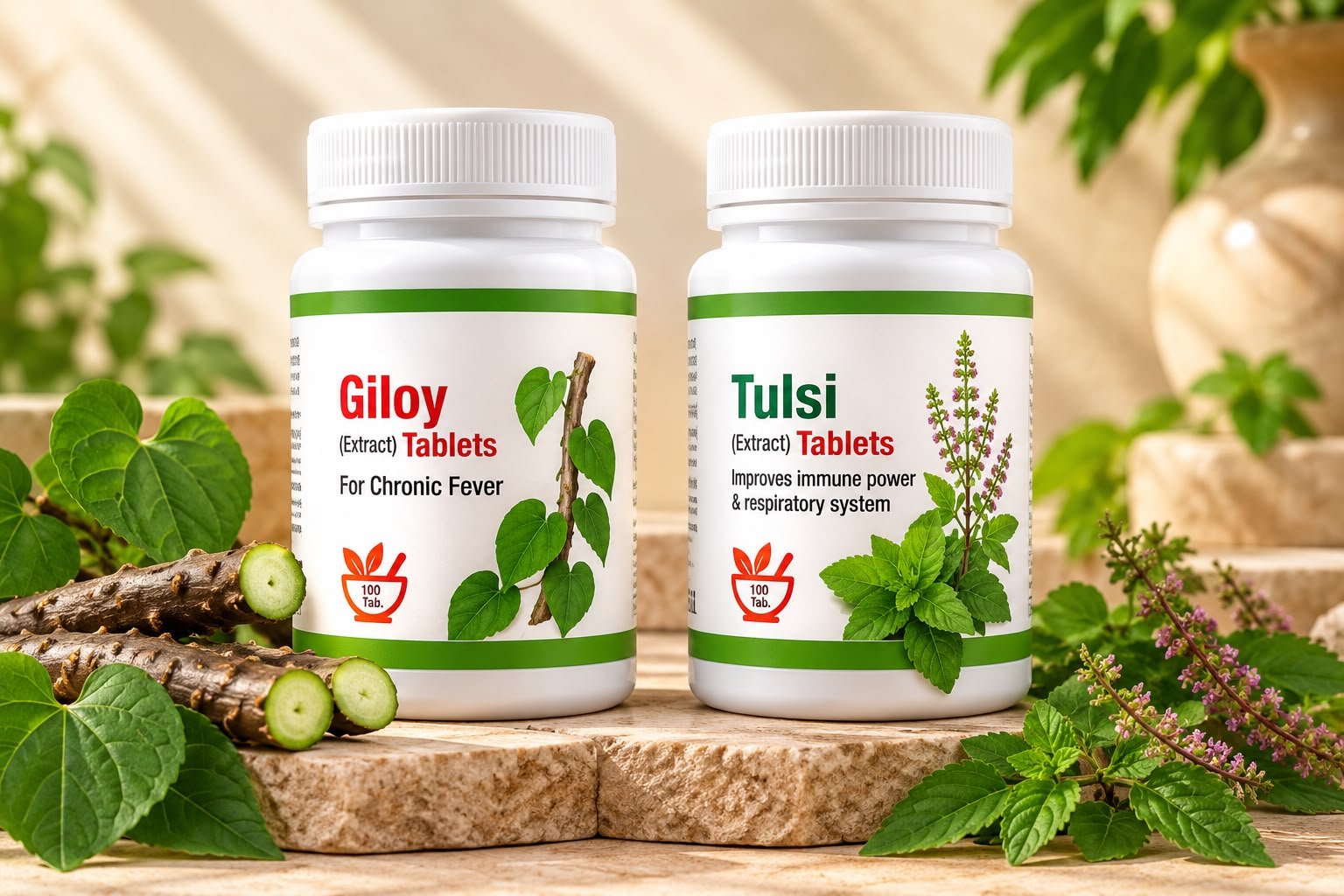 Combo of Tulsi & Giloy Tablet