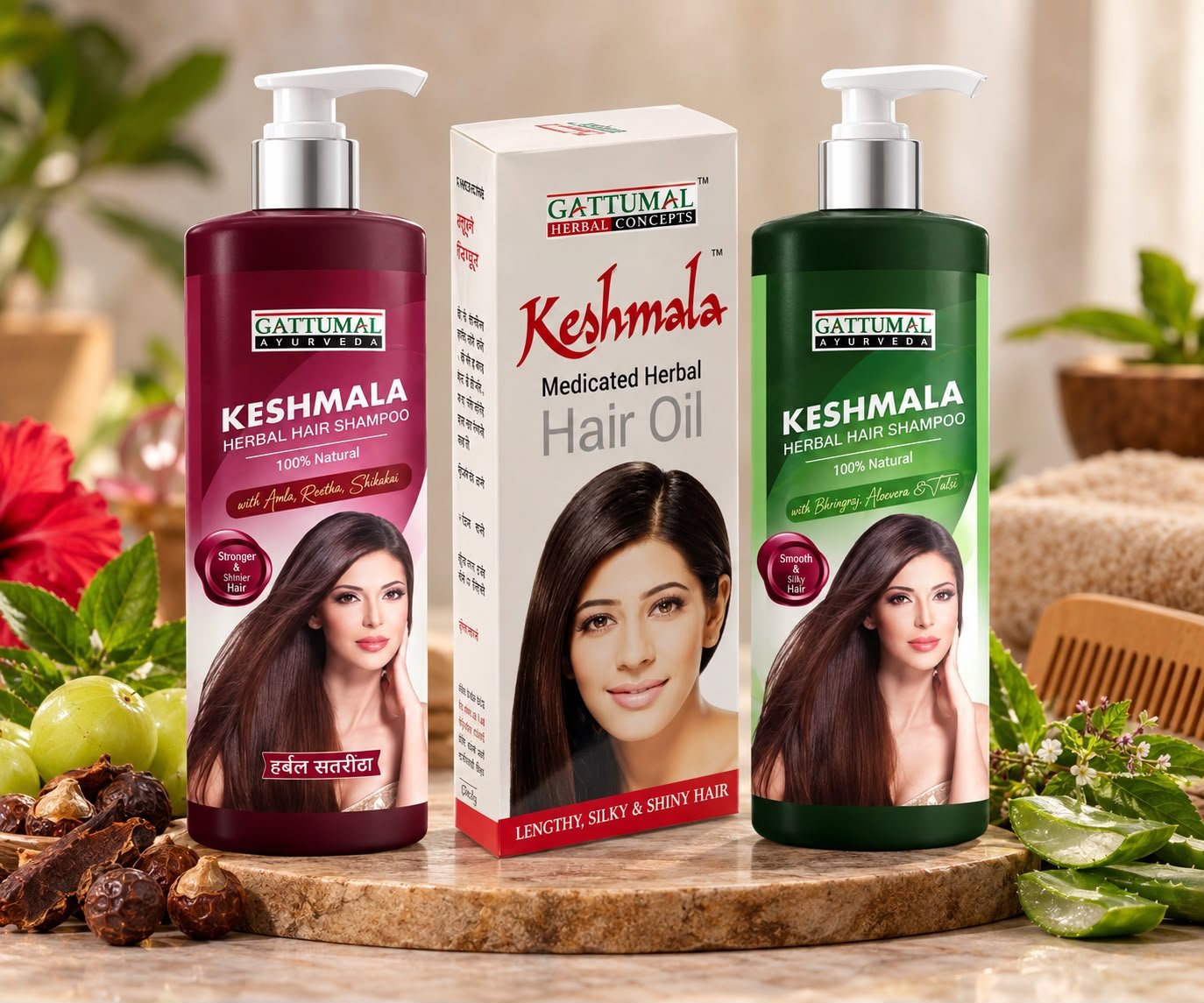 Combo of keshmala Shampoo And Oil